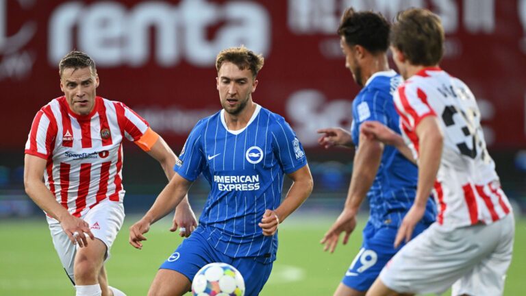ไบรท์ตัน ชวดทำประตู! บุกเสมอทรอมโซ 0-0 เลกแรก ยูฟ่า คอนเฟอเรนซ์ ลีก ก่อนนัดสองที่เอเม็กซ์