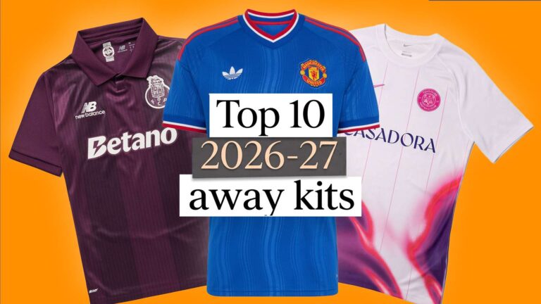 10 ชุดเยือนที่ดีที่สุดสำหรับฤดูกาล 2026-27 และสถานที่หาซื้อ