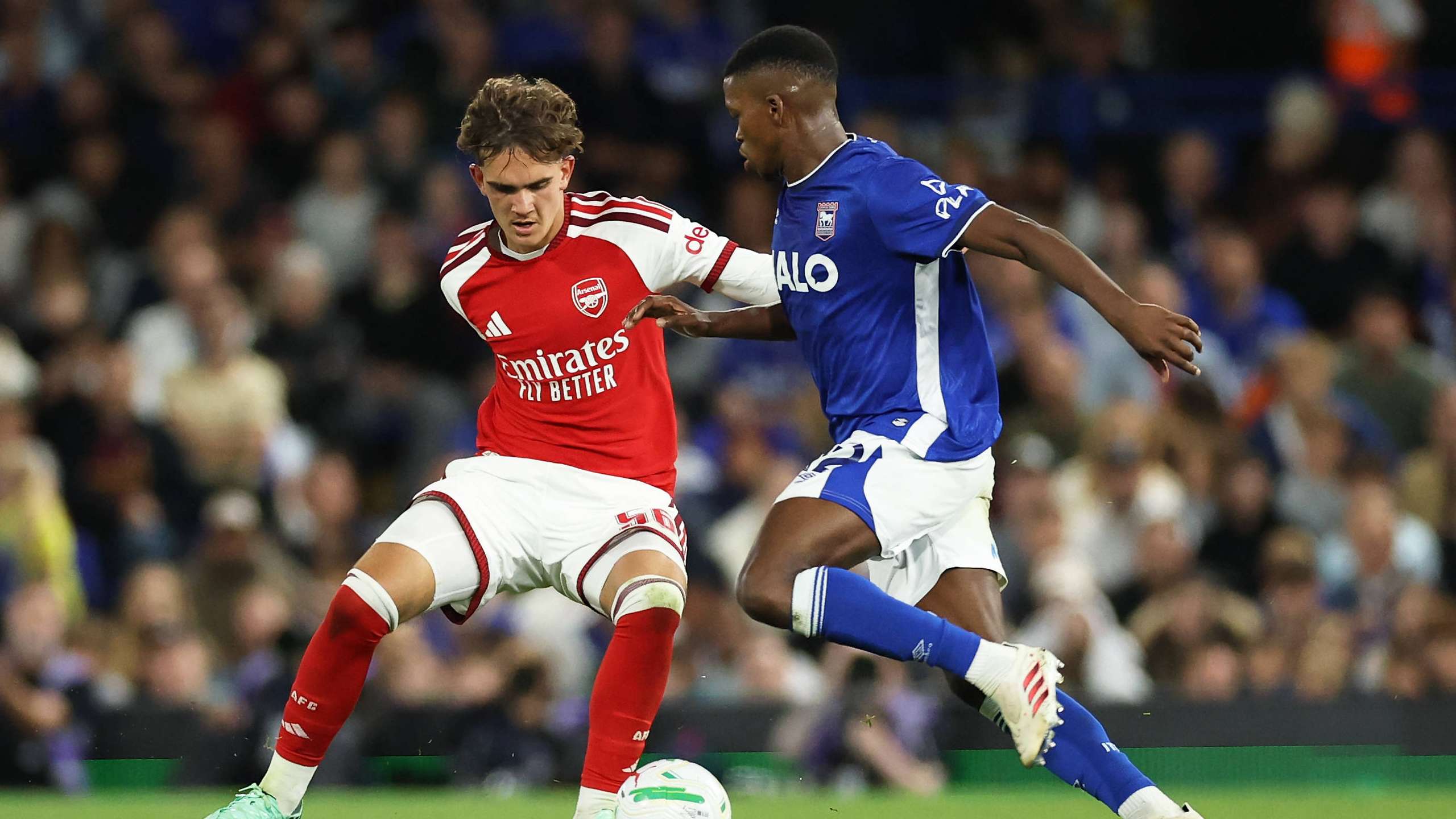 อาร์เซนอลต้องระมัดระวังแม็กซ์ ดาว์มาน หลังทำคู่ประวัติศาสตร์ในชัยชนะต่อ Ipswich