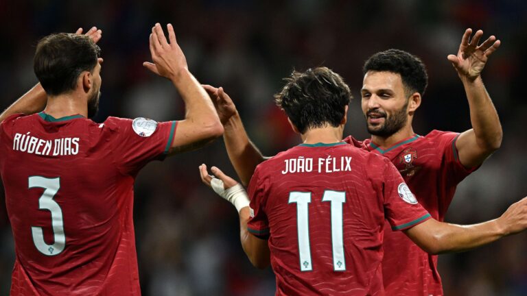 คานเซโล่และรามอส ซัดคนละประตู พาโปรตุเกสเฉือนนอร์เวย์ 2-1 ในยูฟ่า เนชั่นส์ ลีก